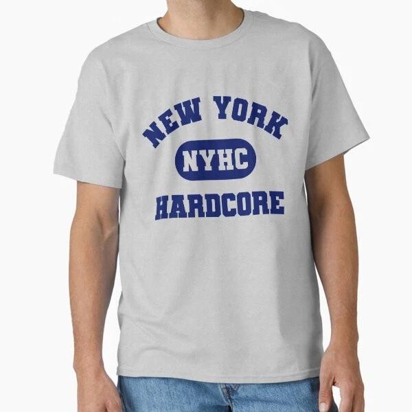 Nyhc Varsity Sports Design Classic Tshirt Made In Usaaus Tshirt S2xl S