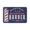 Barber Shop Mat Welcome Doormat Balcony Indoor Corridor Porch Entrance Floor Carpet Machine Washable Floormat Accessories Rug