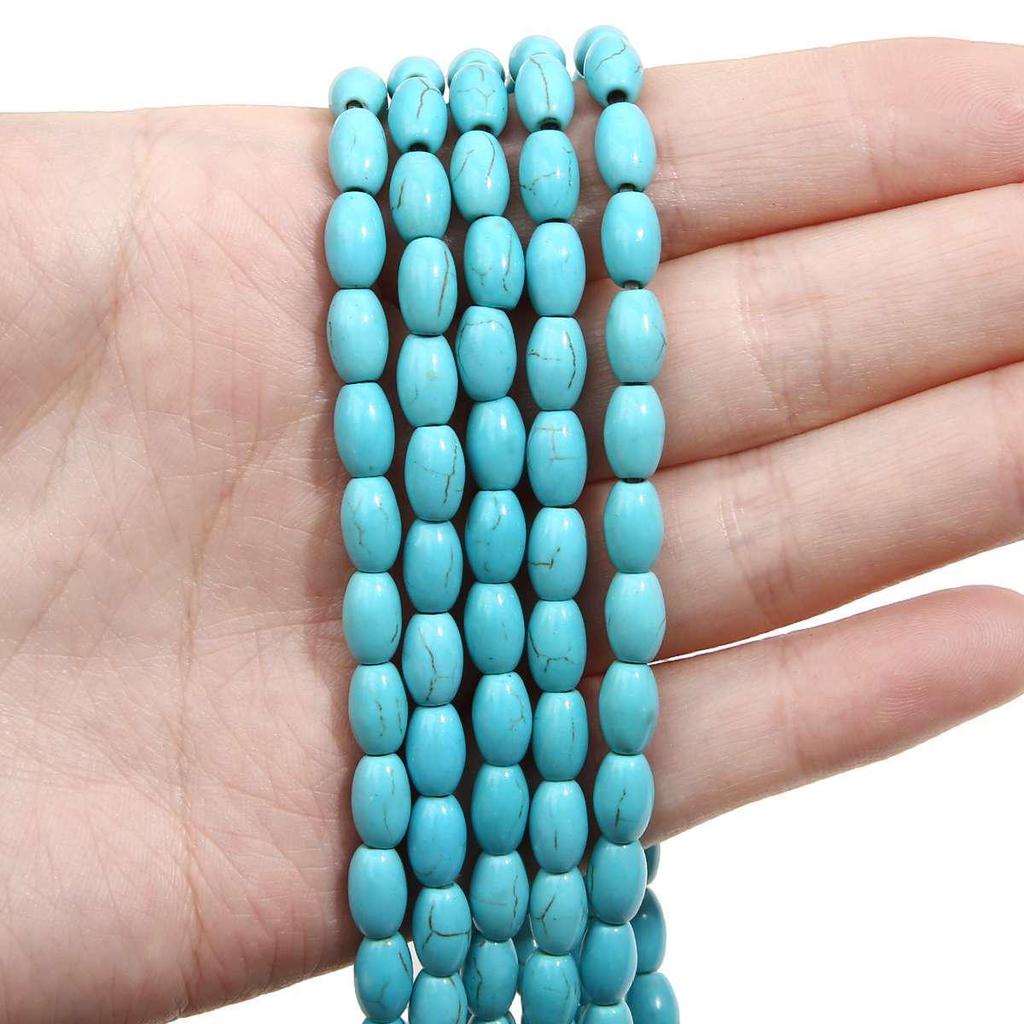 Synthetic Blue Turquoise Beads: DIY Jewelry Twisted, Special-Shaped, Animal, Abacus Spacer, and Scattered Beads