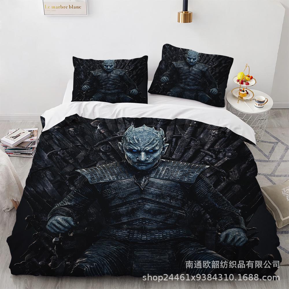 

3D Digital Printing Game Of Thrones Three-Piece Bedding Quilt Cover Bedding EU Twin 135x200cm