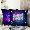 RZN Game Peripheral Gamepad Key Pillowcase Decorative Throw Pillows for Living Room Bedroom Sofa Chair Cushion Cover 45x45