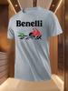 Camiseta Gráfica Benelli TRK Camiseta Gráfica - Preta Casual ...