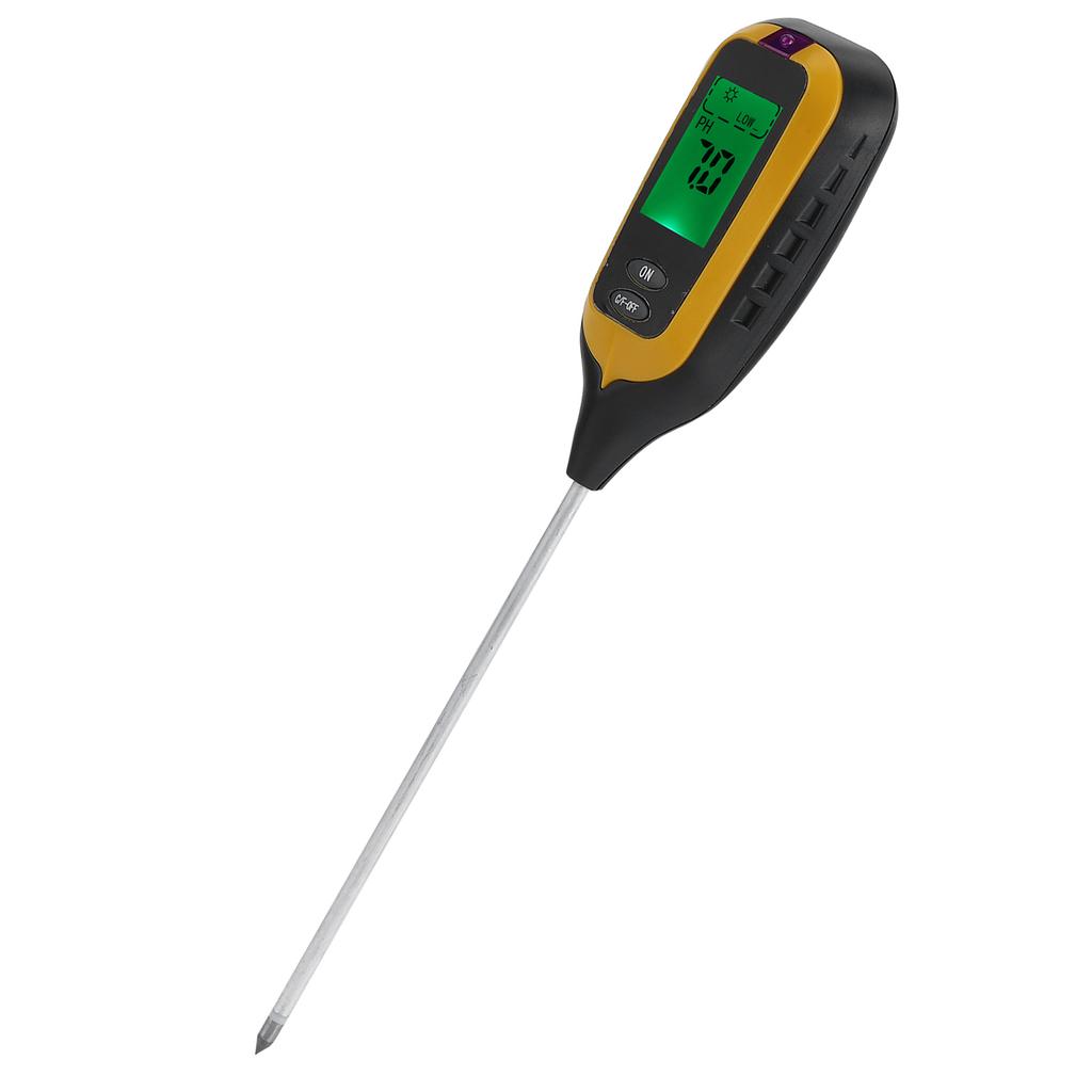 4?In?1 Bodenfeuchte Temperatur Licht PH Tester Messgerät Gartengeräte für Bauernhof Rasen Pflanze