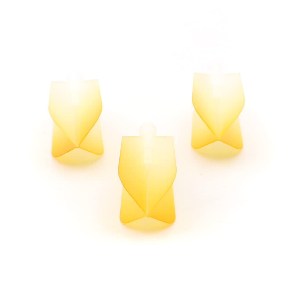 Cuesoul TERO System Dart Flight AK4 Slim Gradient Big Wing Shape Light Yellow CS-AK4+6SCJB