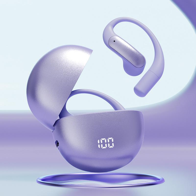M118 Smart AI Translation Bluetooth Earphones with High-Quality Sound, Long Battery Life, Power Display & Ear Hook Design