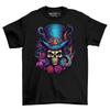 Thorn Rose Psychedelic Magic Skull T Shirt Top Unisex S Black Cotton Unisexs Goth Fantasy Dark