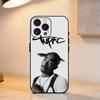 2Pac T-Tupac Shakur Rap Rapper    Phone Case For iPhone 17,16,15,14,13,12,11 Plus,Pro Max,XS,Soft Silicone Black Cover