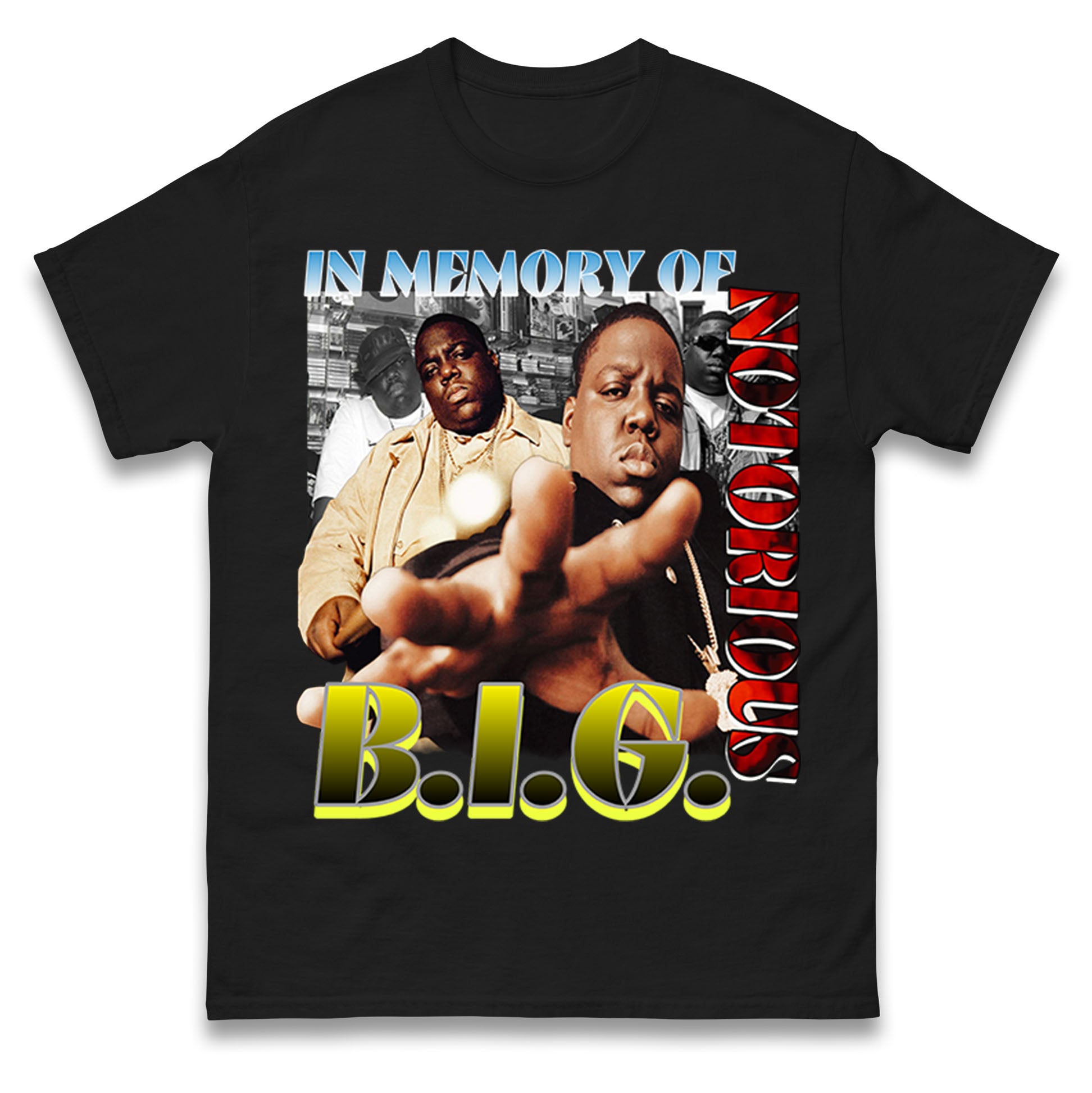 In memory of Notorious B.I.G. T Shirt Tshirt Mens Womens Unisex Tops Tees XL