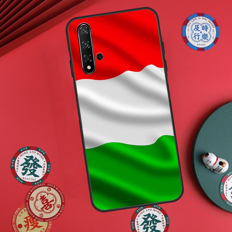 Italy Flag For Huawei Nova 12s 7i 8i 11i 12i Y73 Y70 Y90 Y60 Y72 Y61 Y91 9 10 SE P30 Pro P40 Lite Case