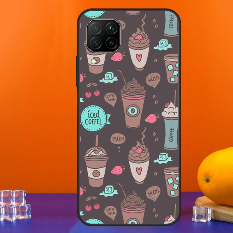 frist coffee For Huawei Nova Y90 Y91 Y60 Y70 Y72 Y61 9 10 SE 12i 12s 11i 5T P60 Pro P20 P30 P40 Lite Case