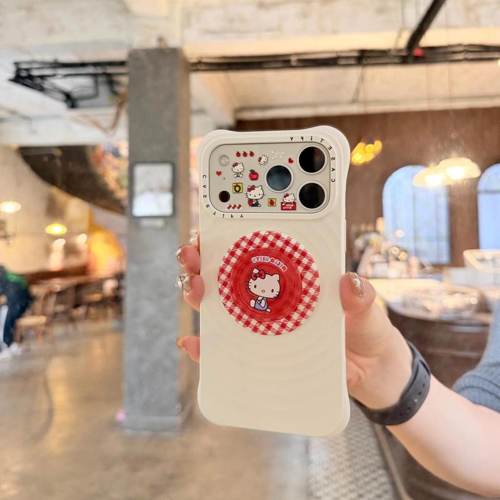 Cute Kitty Heart & Apple Embossed Nail Art Stickers for DIY & Decoration