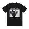 Camiseta com Estampa Gráfica de Gato do Rapper Playboi Carti Vintage Anos 90 Camiseta Vintage Hip Hop Moda Casual Camisetas Oversized Streetwear