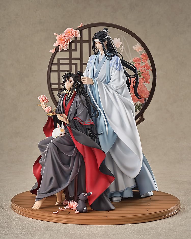 Wei Wuxian Lan Wangji z anime Zakladatel pivoňkové přísahy měřítková plastová figurka & Verze "The Diabolism". 1/7 předbarvený