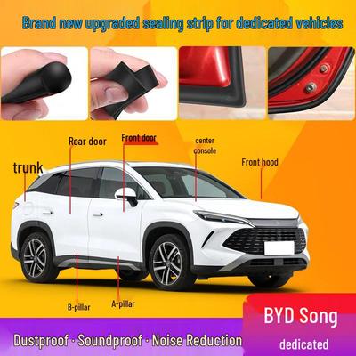 Soundproof & Dustproof Sealing Strip for BYD Song PLUS/PRO/MAX DMi Car Doors
