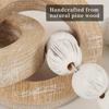 1 stk Dekorative Træknude Ledkæde, Boho Stil til Gårdbutik Æstetik Værelsesdekoration og Lagdelt Bakke, Naturlig Træknude Kædeled