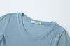 SALAD BAGUNI Soft U-Neck Signature Tee - Blue