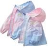 Korean Fashion Jacket Girls Teenager Casual Gradient Hooded Coat Boys Blazer Spring Autumn Windproof Sweet Coats Windbreaker