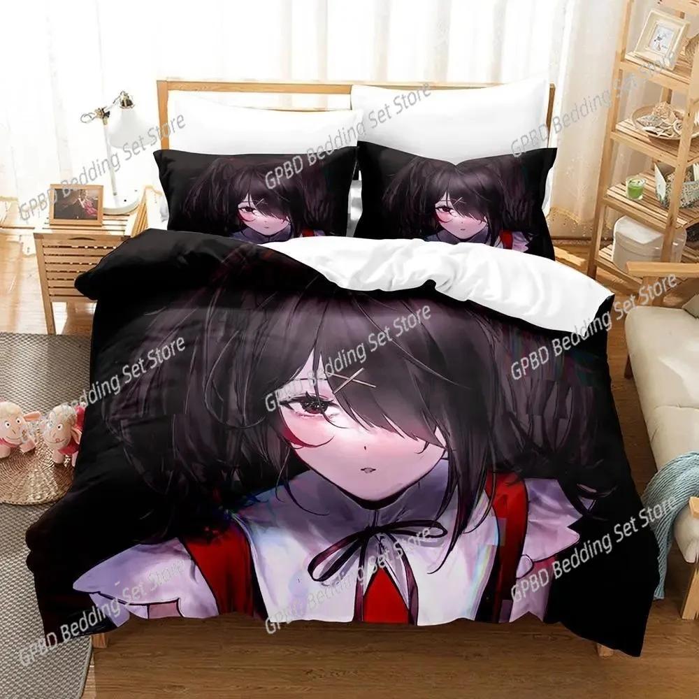 Comforter 3D Print Anime Kawaii Girls Needy Girl Overdose Bedding Set Bedroom Soft Modern S Comefortable