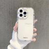 Simple letters for iPhone17ProMax mobile phone case 14 Apple 13 fine hole 12/15 premium 16 soft case