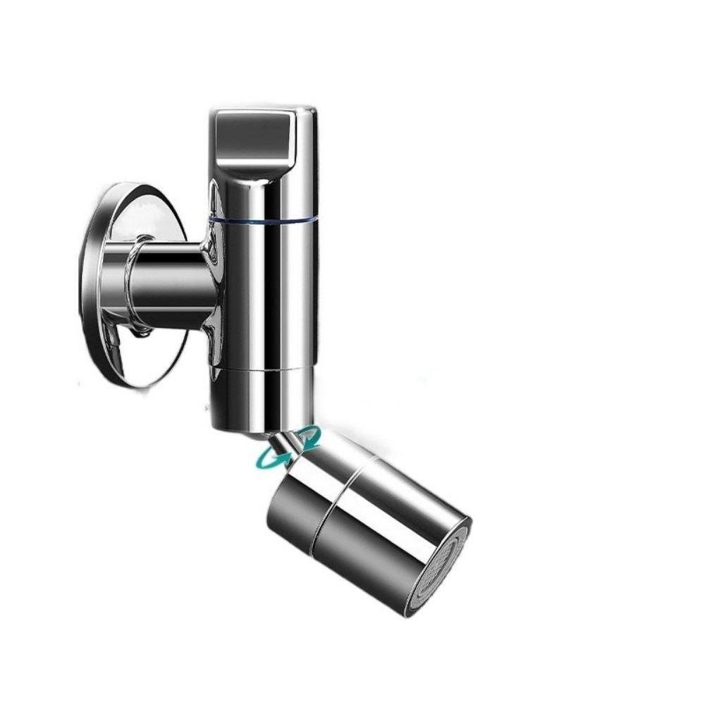 Splashproof Design Single Cold Water Faucet Two Water Outlet Modes Mop Pool Faucet  Bibcock Faucet серебряный