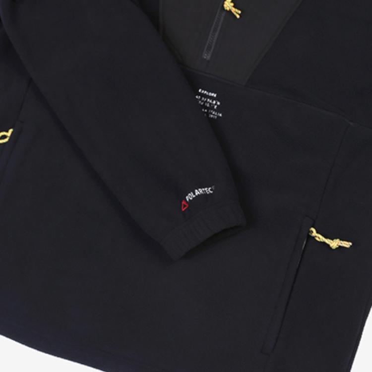 FILA Jackets Men's Black Stand Collar Moderate FS2FTC4E01X-BLK