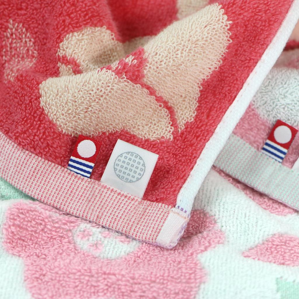 Imabari Towel Iori Face Towel NEW "tsubaki" Fluffy, Soft, and Highly Absorbent (Red)