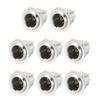 uxcell 8-Pack 4-Pin Mini XLR Male Connector TA4F Jack Adapter Plug Replacement Cable Terminal for Microphone, Audio Amplifier, Mixer, Recording Pen,