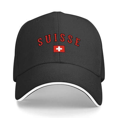 Switzerland Flag Baseball Cap Military Cap Man Luxury Hat Mountaineering Dropshipping Men Womens