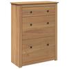 Vidaxl Szafka Na Buty Panama, 80X35X105 Cm, Lite Drewno Sosnowe