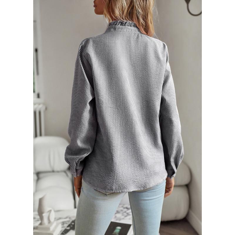 Feminines Pendler Langarmhemd