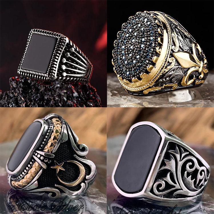 Viya Mystery Totem Men'S Atmospheric Ring Ring