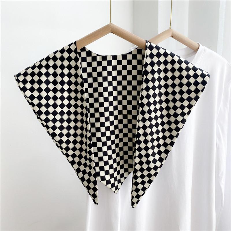 

Fashion Triangle Outer Drape Scarf Shawl Detachable Collars Shawls for Women Neck Shoulder Protection Cloak Scarves Fake Collar