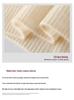 2025 Autumn/Winter High Neck Striped Cashmere Knit Slim Fit Sweater