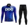 RCC POC 2026 Cycling Team Men's Cycling Jersey Long Sleeve Set MTB Bike Clothing Tenue Velo Homme Bicycle Wear