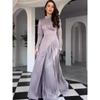 Toamnă Iarnă Nou Rochie Elegantă Bodycon Talie Înaltă Blocuri de Culoare Gât Rotund Mânecă Lungă Rochie de Seară Rochie Formală Femei Europene Americane