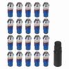 20Pcs M12x1.5 Wheel Lug Nuts with Wrench Socket High Hardeness Replacement for Ford Focus