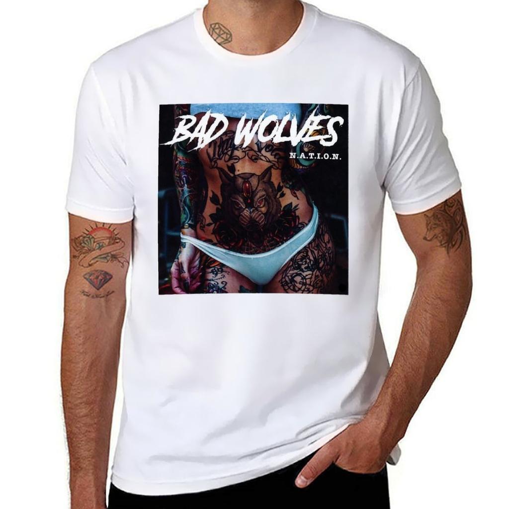 Back In The Days Bad Wolves Music Tshirt Casual All Match Short Sleeve Tshirt