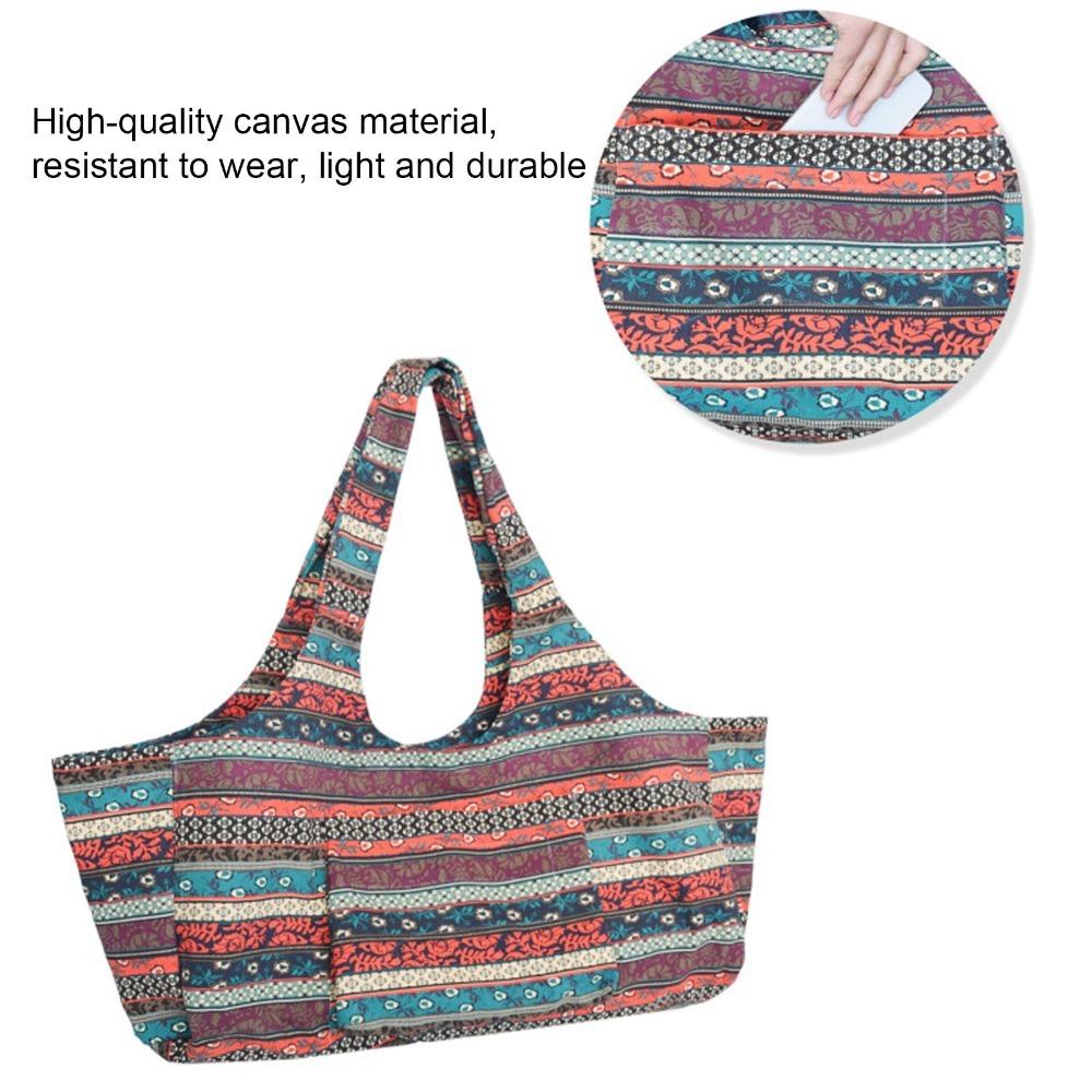 With Pockets Yoga Mat Bag Large Size Yoga Mat Carrier Yoga Essentials Yoga Storage Bag  For Women
