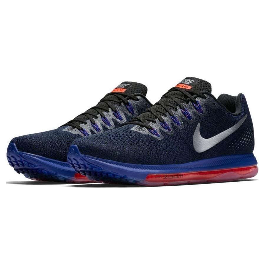 Nike Zoom All Out Cushioning Slip Resistant Breathable Low top Running Shoes Men's Blue Silver 878670-015