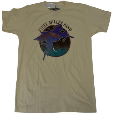 Ripple Junction Mens Steve Miller Band Cream Shirt NWT S