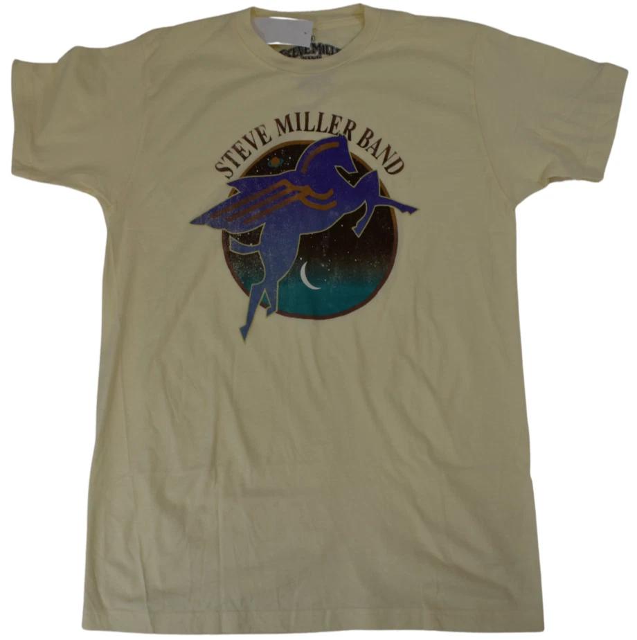 Ripple Junction Mens Steve Miller Band Cream Shirt NWT S S