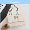Fashion Crossbody Shoulder Bag With Butterfly Decoration And Chain Strap Design