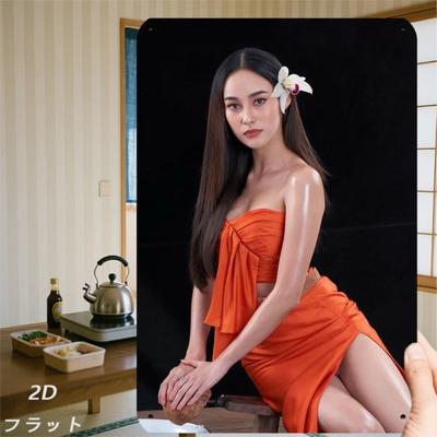 Vintage Orange Dress Metal Wall Art Sign Retro 20x30cm Home Decor for Living Room Bedroom
