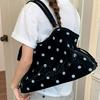 2026 Korean Fashion Polka Dot Large Capacity Ballet Style Tote & Shoulder Bag