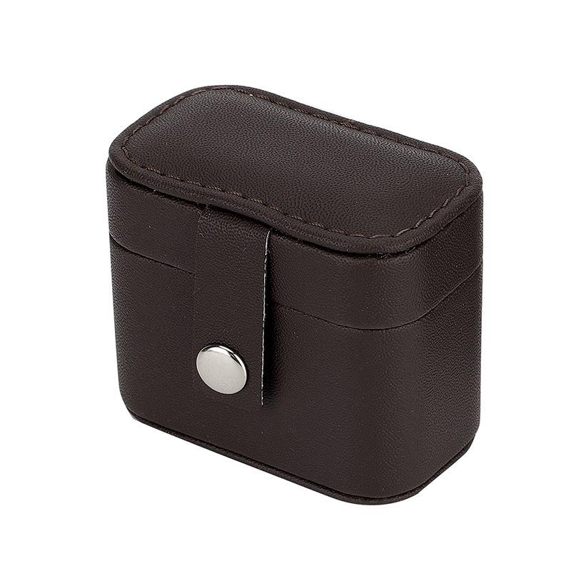 

Компактная дорожная шкатулка для украшений с зеркалом - Портативное хранилище для серег и колец 6.5*4*5.5 cm