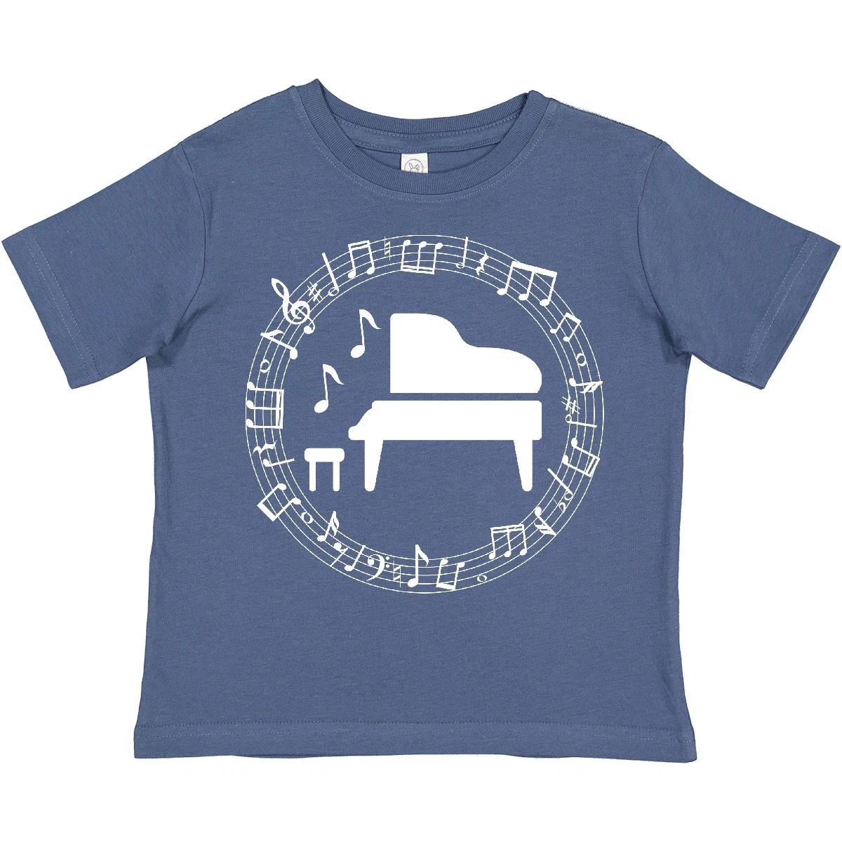 Inktastic Piano Student Music Teacher Idea Toddler T-Shirt Pianist Instrut 100