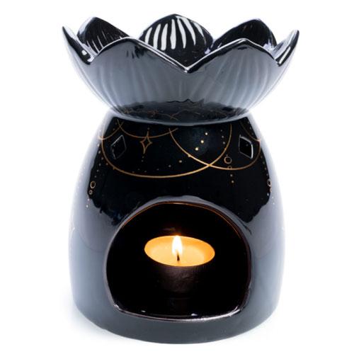 Calming Oil Burner with Bowl (Hamsa)