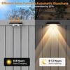 Solar LED Light Solar Wall Lamp Outdoor IP65 Waterproof High Brightness Luminous Lighting for Outdoor Garden Balcony Decoration