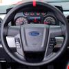 For Ford F150 SVT RAP Raptor F-150 2010-2016 Hand-stitched Full coverage Black Leather Car Steering Wheel protection Cover