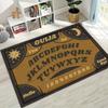3D Retro Witch Ouija Gothic Spirit Board Rug for Bedroom Living Room Sofa Home Doormat Decor, Large Kids Play Non-slip Floor Mat